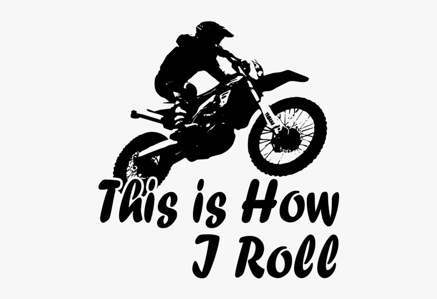 Motorbike Black And White, HD Png Download, Free Download