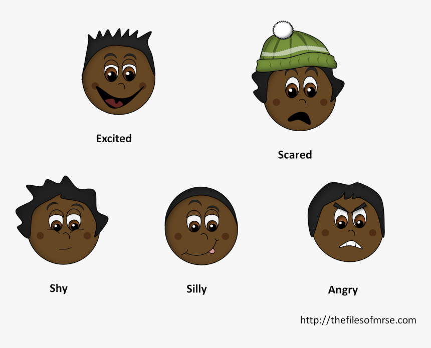 Transparent Angry Boy Clipart - Emotion Feeling Cards, HD Png Download, Free Download