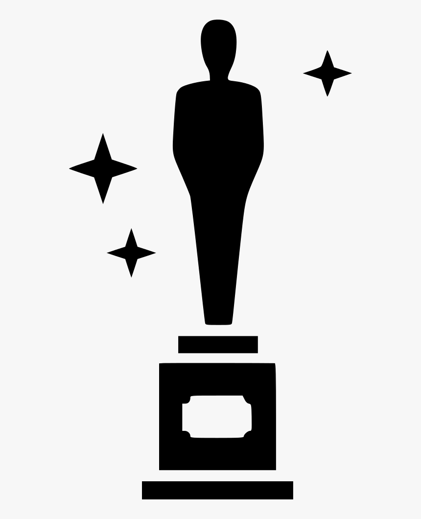 Oscar - Award Clipart Black And White, HD Png Download, Free Download