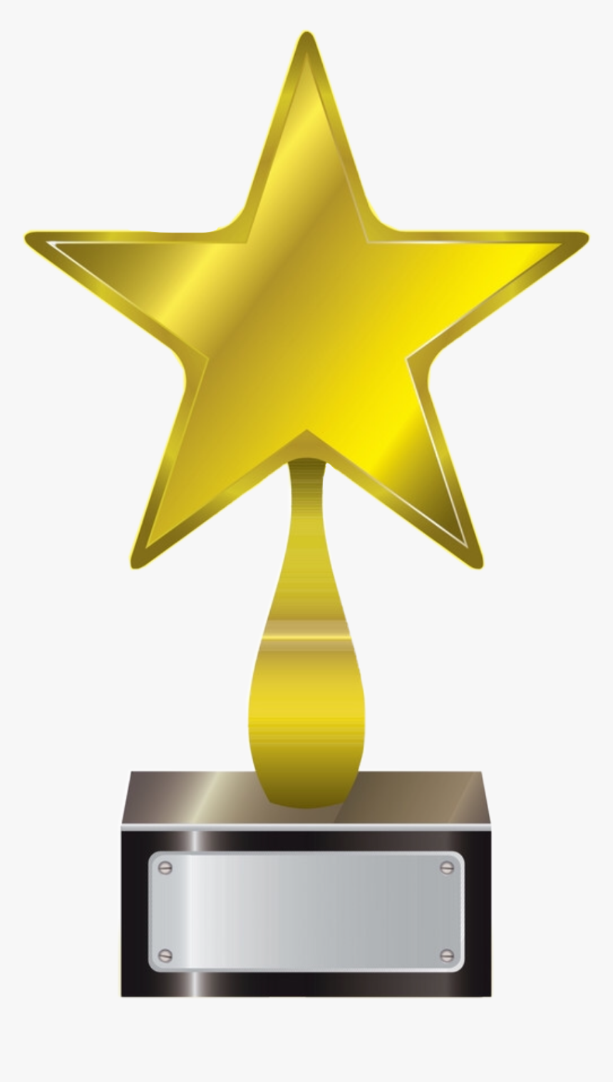 Star Trophy Png - - Achievement Star, Transparent Png, Free Download