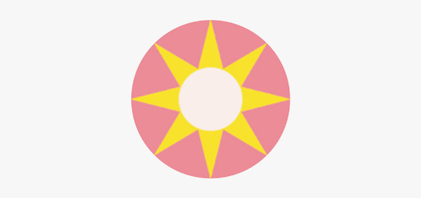 Pink Star Contact Lenses, HD Png Download, Free Download