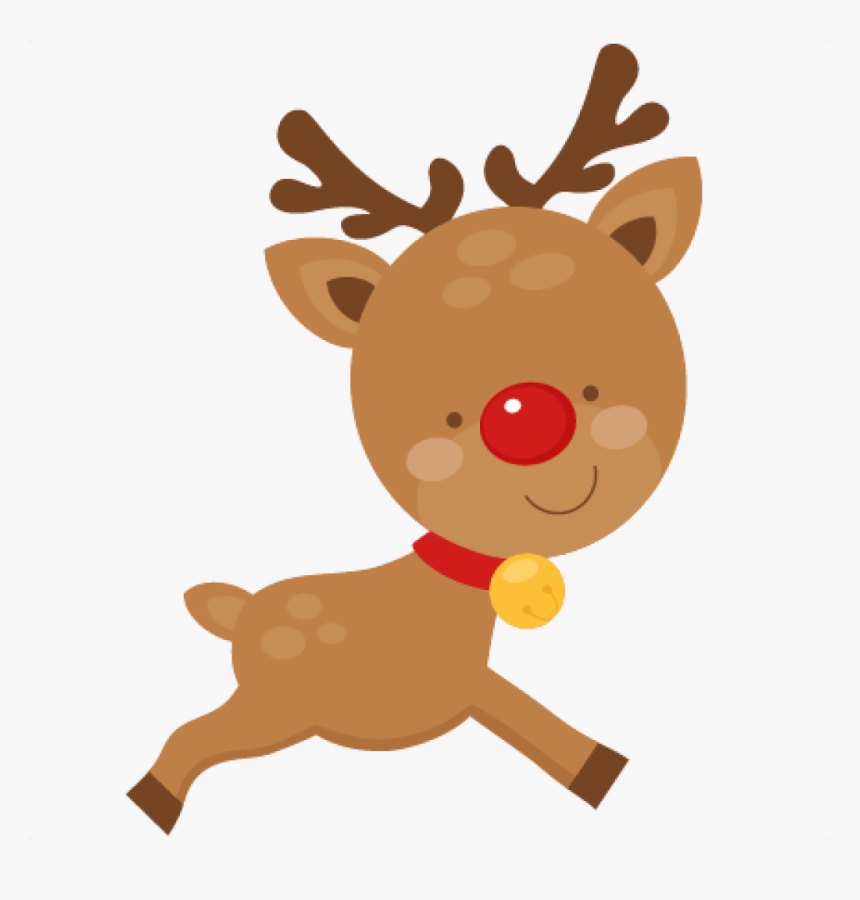 Free Christmas Download Cute - Cute Christmas Reindeer Clipart, HD Png Download, Free Download