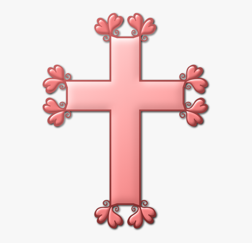 Pink,symbol,cross - Pink Cross Png, Transparent Png, Free Download