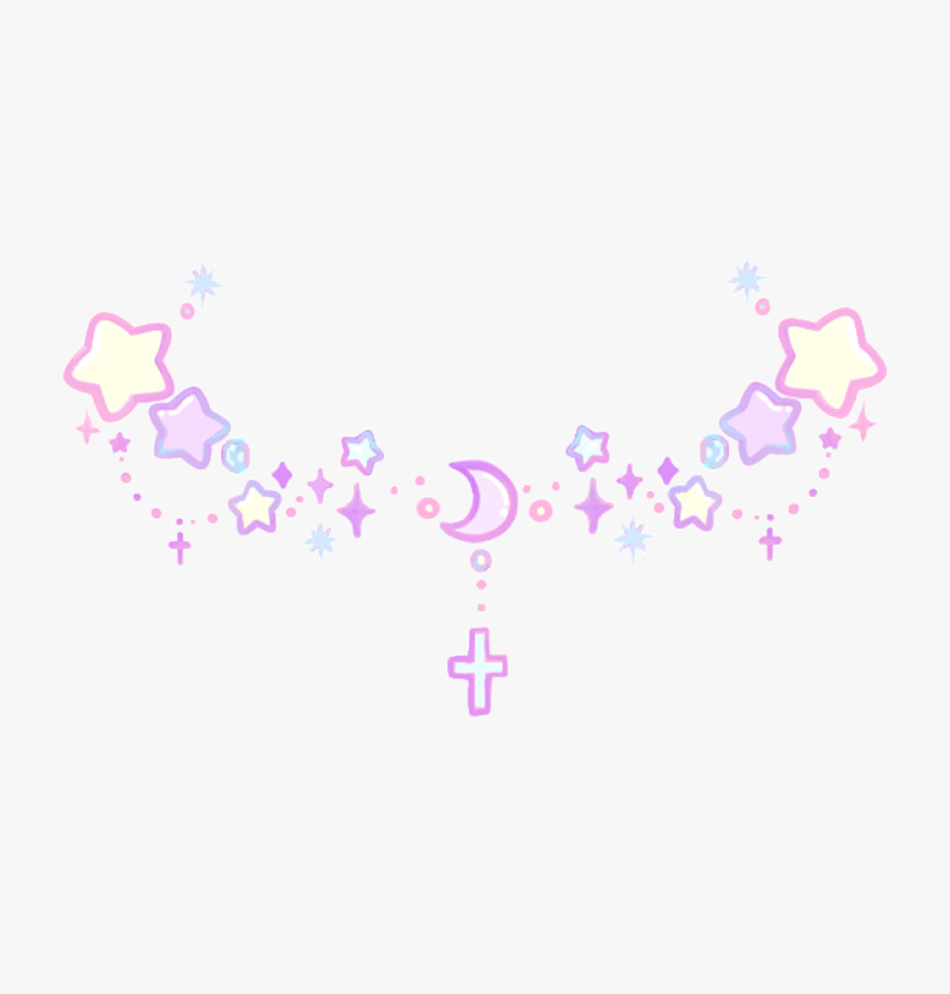 #cyber #kawaii #cute #hearts #cross #star #pink #aesthetic - Kawaii Cute Aesthetic, HD Png Download, Free Download