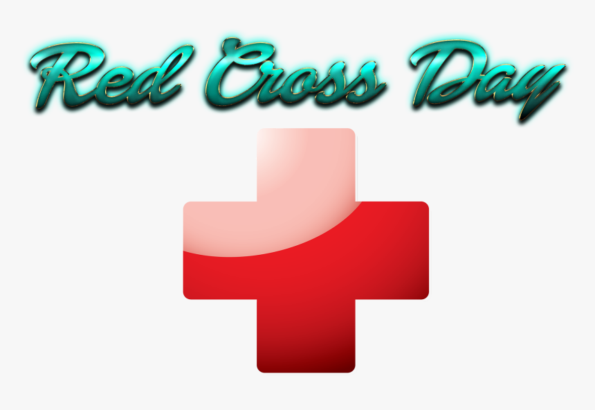 Red Cross Day Png Clipart - Sign, Transparent Png, Free Download