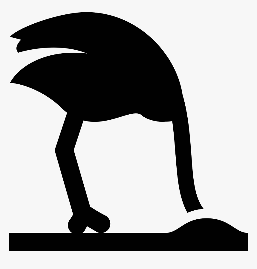 Head In Sand Images - Ostrich Head In Sand Icon, HD Png Download, Free Download