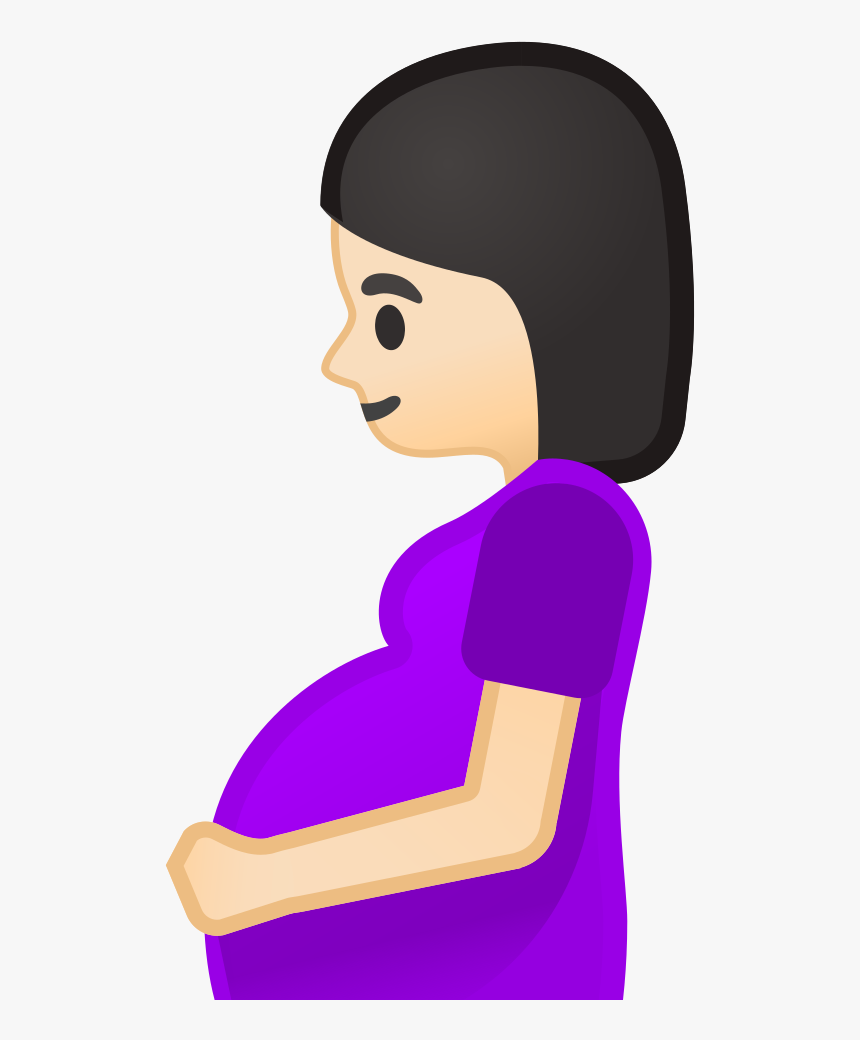 Pregnant Woman Light Skin Tone Icon - Pregnant Icon Png, Transparent Png -  kindpng