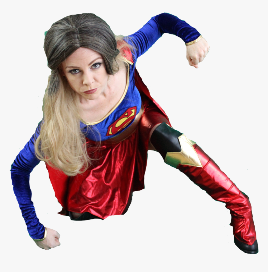 Supergirl 2 White Png - Cosplay, Transparent Png, Free Download