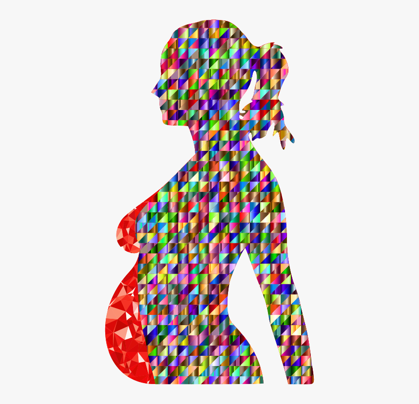 Chromatic Triangular Ruby Pregnant Woman - Pregnant Woman Png Transparent, Png Download, Free Download