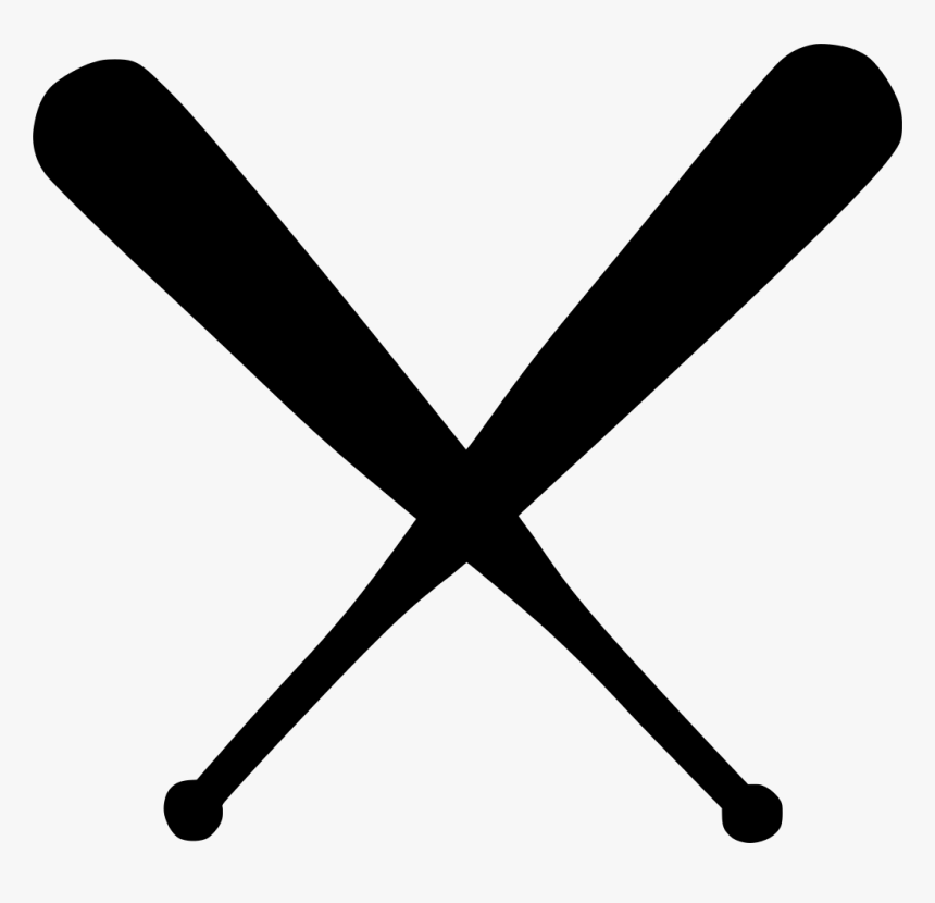Crossed Baseball Bat Svg, HD Png Download, Free Download