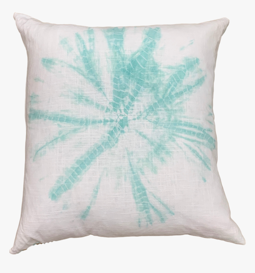 Tye Die Sand Dollar Pillow-aqua - Cushion, HD Png Download, Free Download