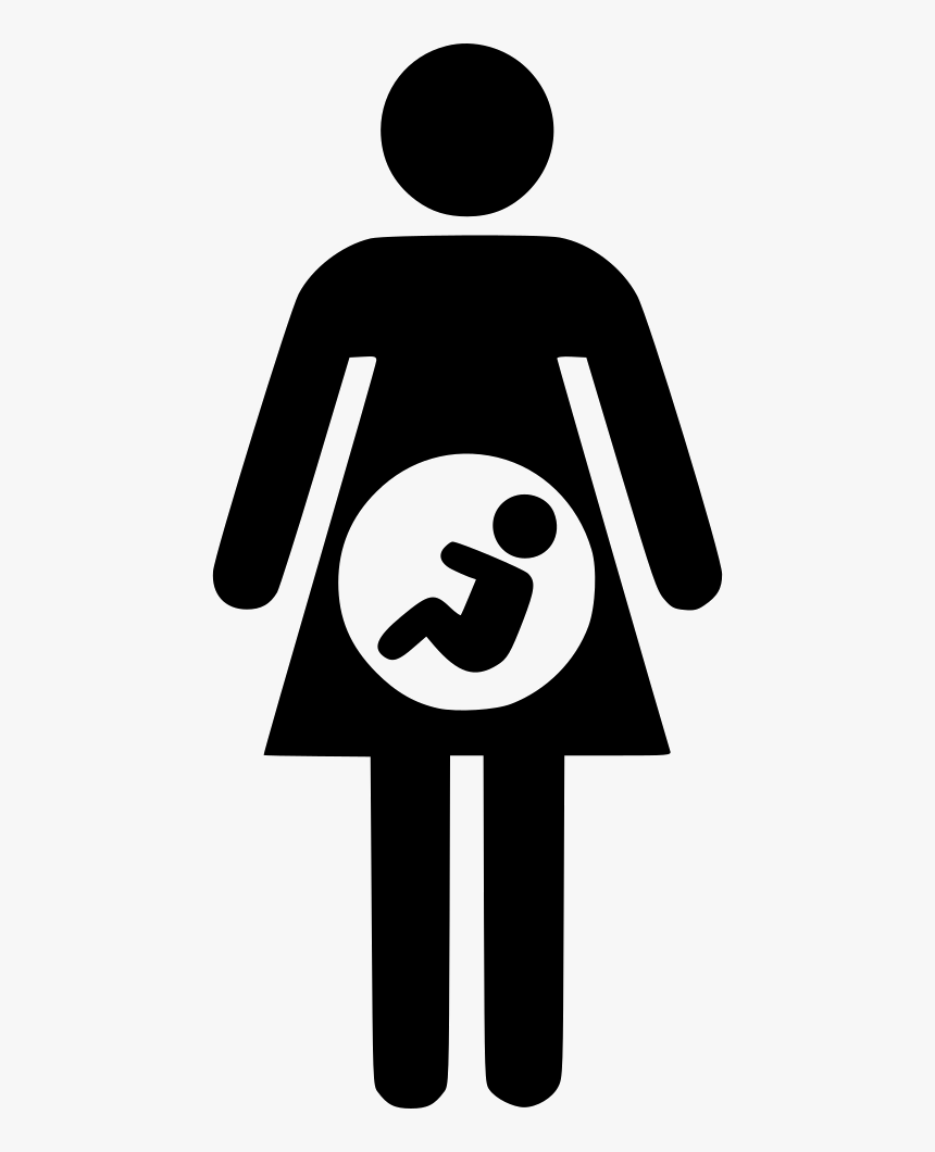 Woman Pregnant - Men And Women Clipart, HD Png Download, Free Download