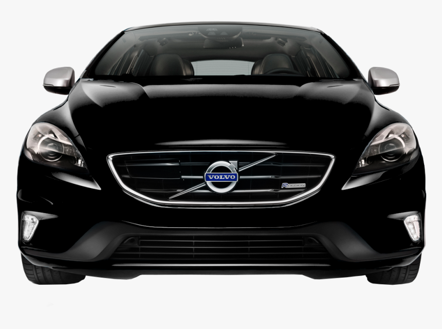 Volvo Background Transparent - Blue Car Front View, HD Png Download, Free Download