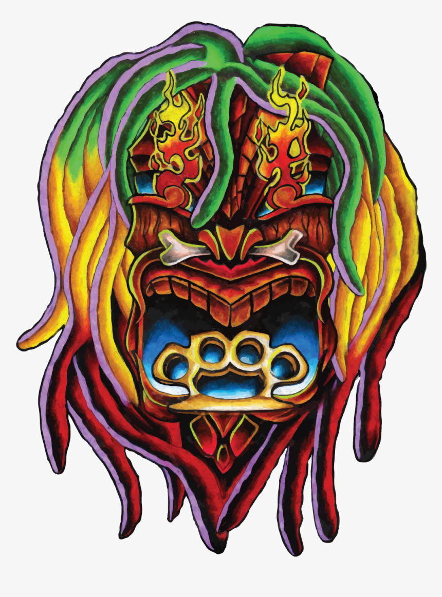 Tiki Head Png - Illustration, Transparent Png, Free Download