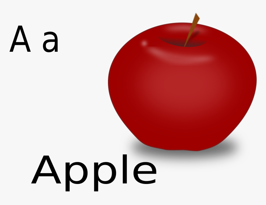 Apple Clipart Letter - Clipart Apple With Word, HD Png Download, Free Download