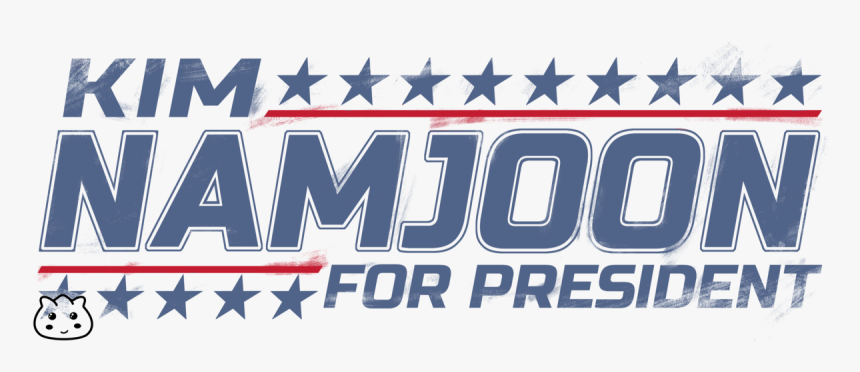 Transparent Namjoon Png - Kim Namjoon For President, Png Download, Free Download