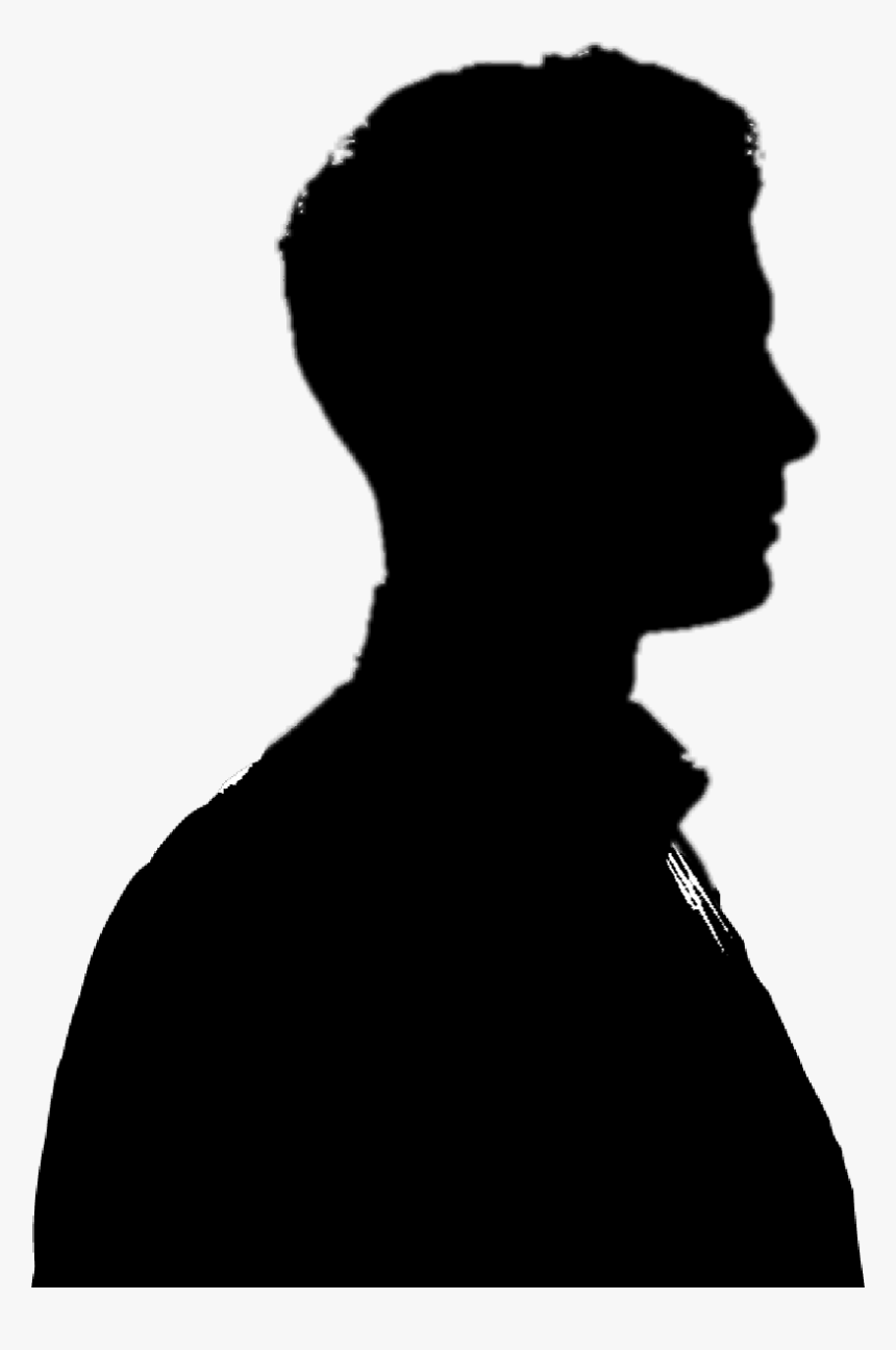 #silhouette #men - Silhouette Man Head Png, Transparent Png, Free Download