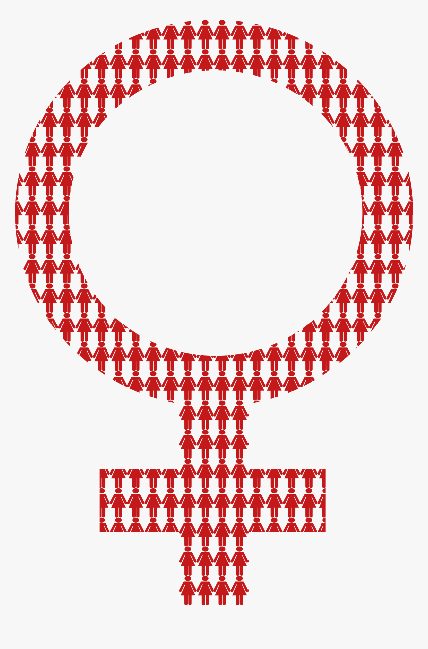 Gender Symbol Female Gender Equality - Picnic Place Setting Clipart, HD Png Download, Free Download