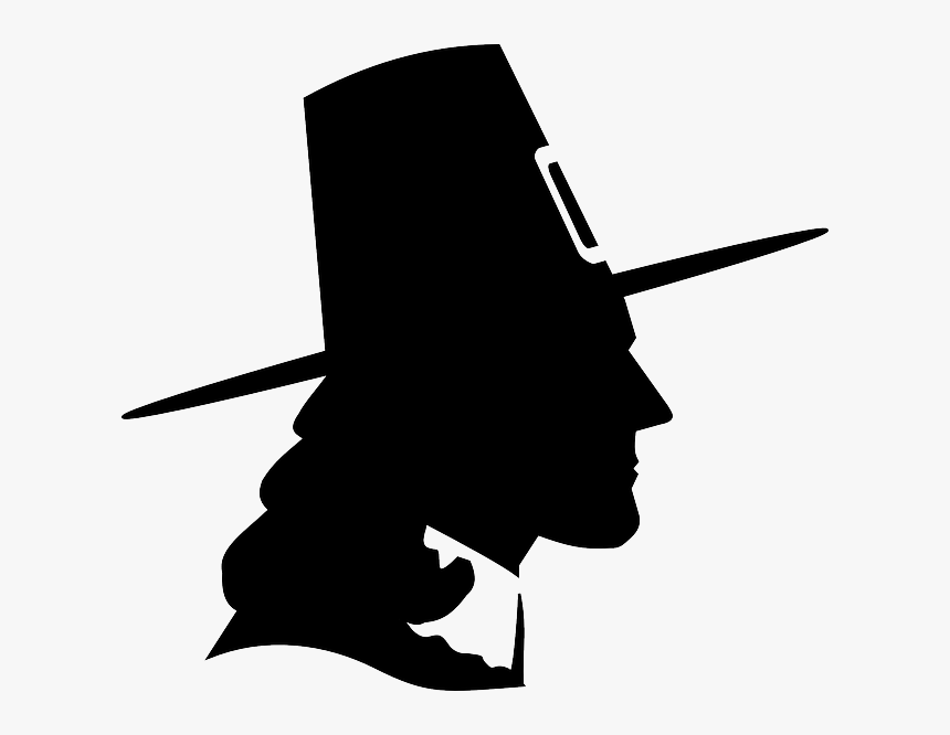 Transparent Bankrupt Clipart - Pilgrim Silhouette, HD Png Download, Free Download