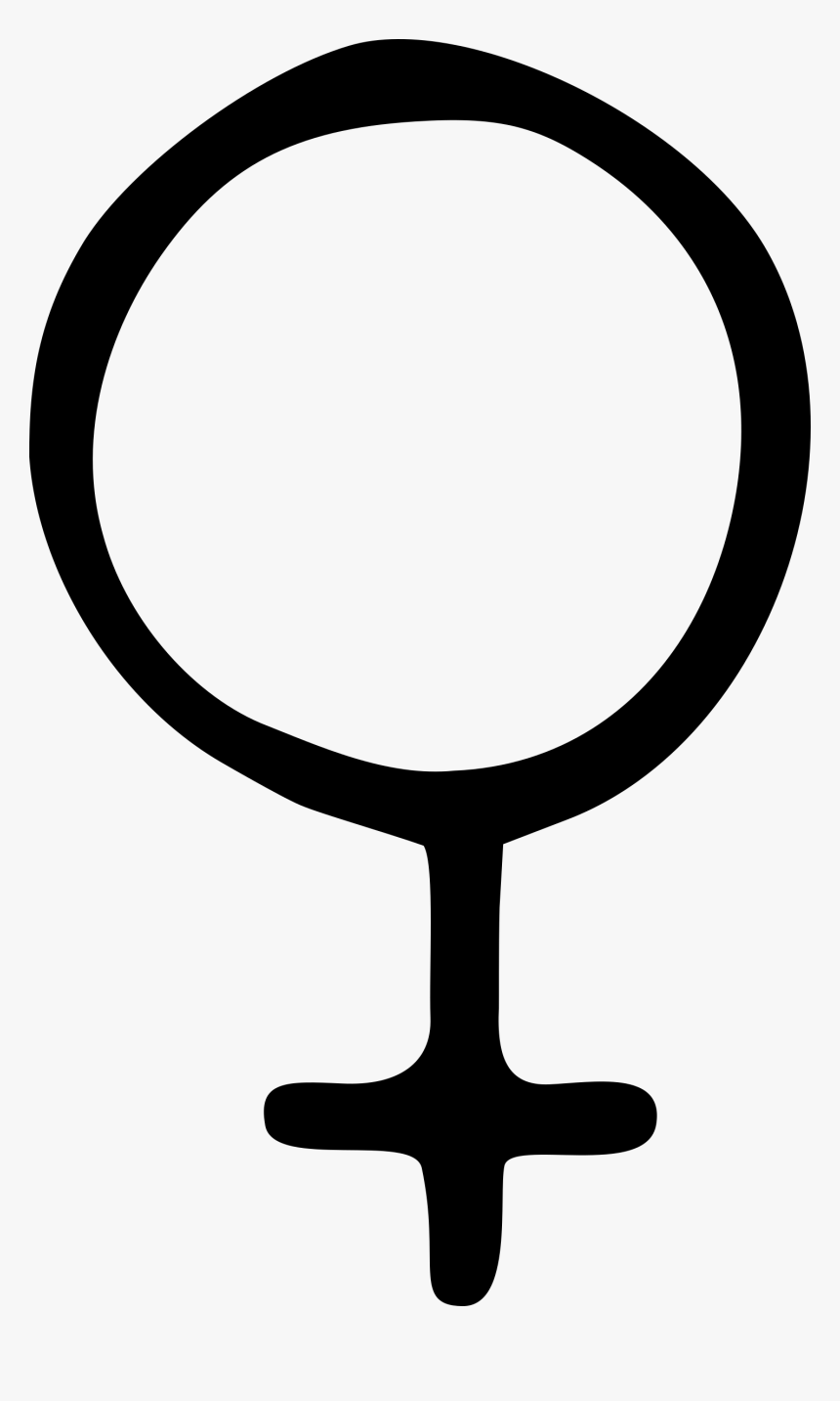 Clip Art Female Symbol Text - Female Symbol .png, Transparent Png, Free Download