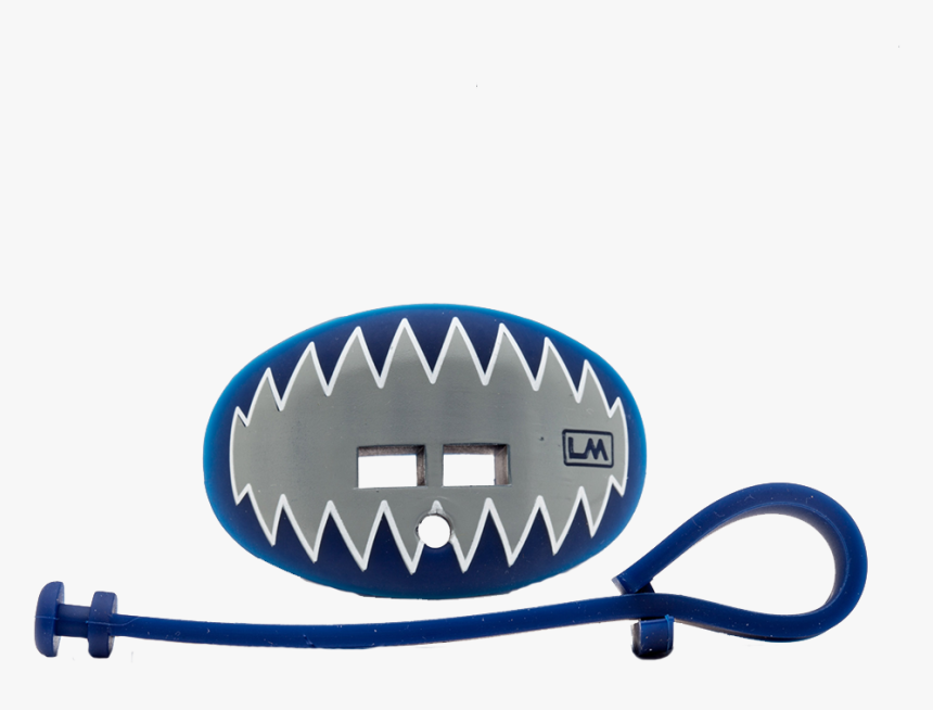 Loudmouthguards Shark Teeth Bronco Navy Blue - Mouthguard, HD Png Download, Free Download