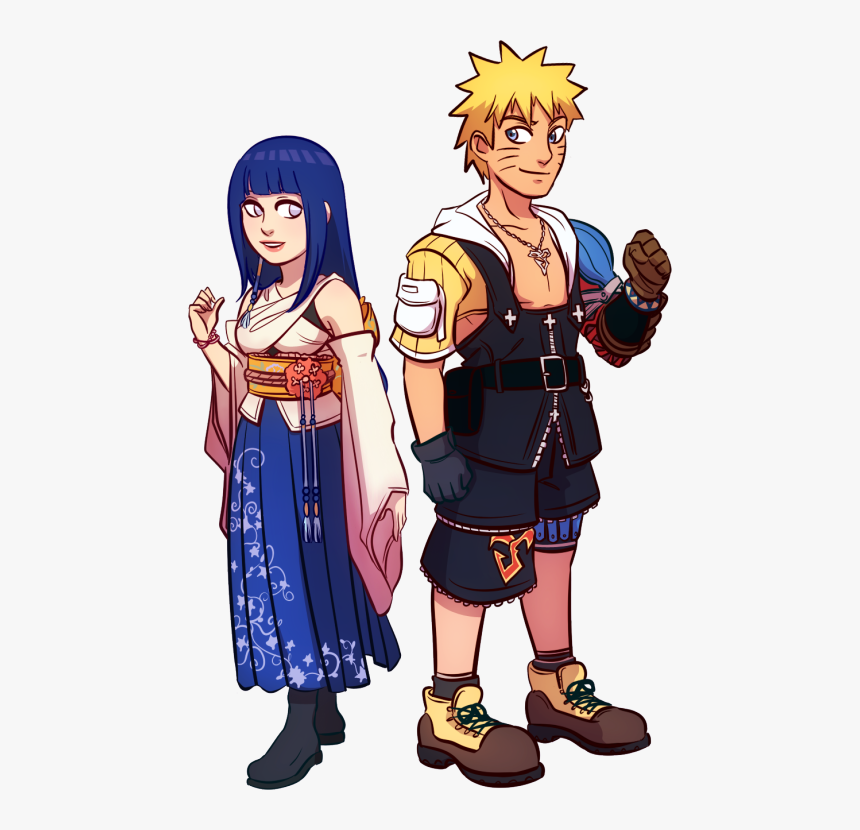 Final Fantasy Au Hinata Hyuga, Naruhina, Naruto And - Hinata Hyuga Au, HD Png Download, Free Download