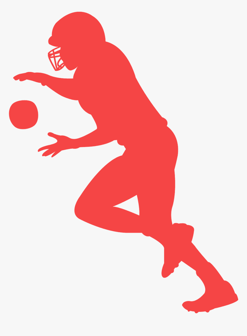 Blue Silhouette American Football, HD Png Download, Free Download