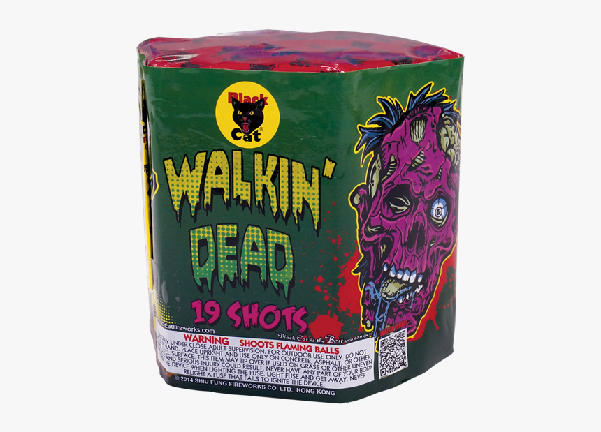 Walkin - Walking Dead Firework Black Cat, HD Png Download, Free Download
