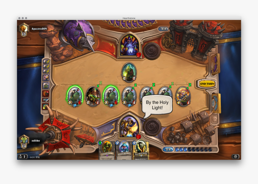 Hearthstone Game Screen, HD Png Download, Free Download
