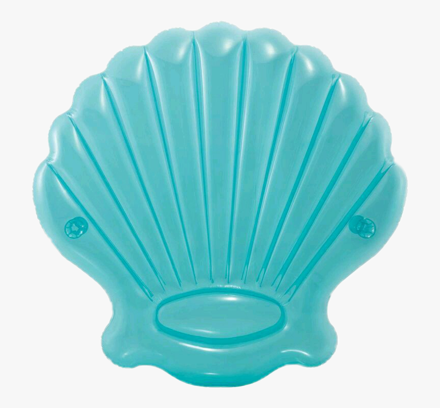 #turquoise #blue #shell - Intex Clam Shell Pool Float, HD Png Download, Free Download