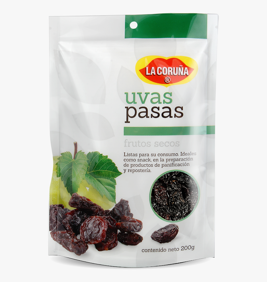 Uvas Pasas Frutos Secos 200g - Uvas Pasas La Coruña, HD Png Download, Free Download