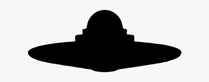 Alien Flying Saucer Png Transparent Images - Silhouette, Png Download, Free Download