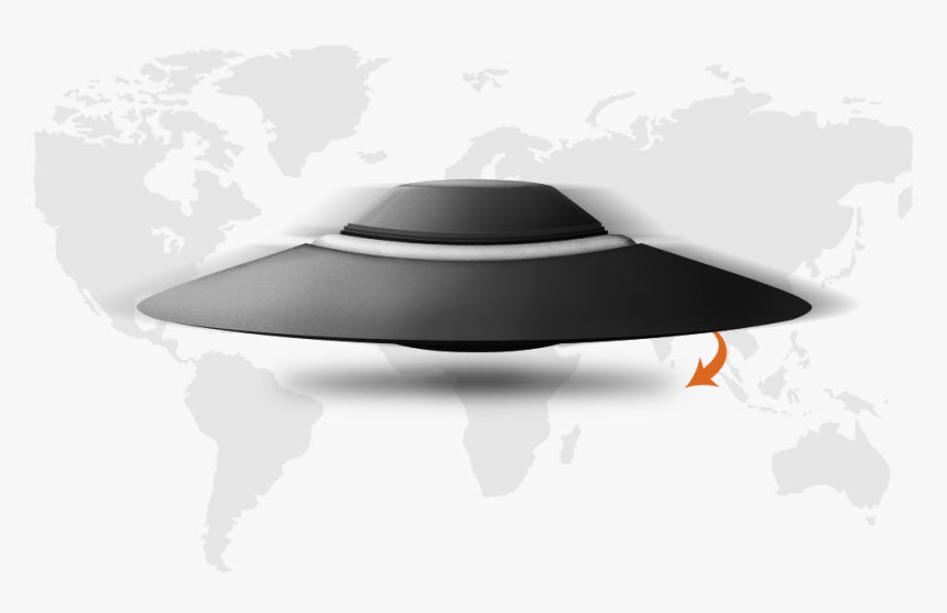 Flying Saucer - Old Timey Flying Saucer, HD Png Download, Free Download