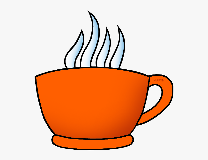 Coffee Clipart Orange - Green Cup Clip Art, HD Png Download, Free Download