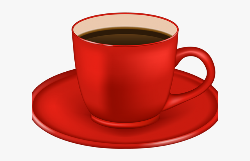 Red Coffee Cup Clipart, HD Png Download, Free Download