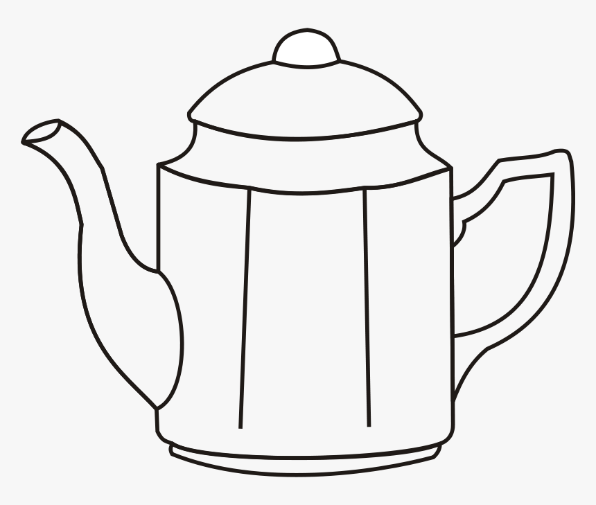 Free Clip Art By - Coffee Pot Clipart Free Black And White, HD Png Download, Free Download
