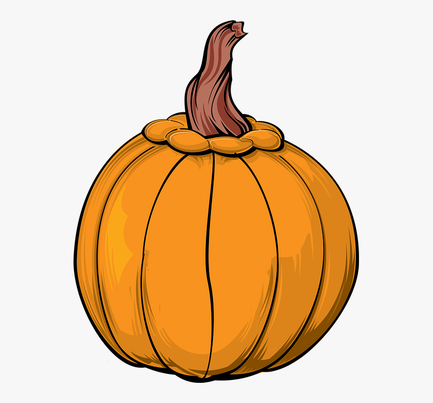 Pumpkin, Vector, Halloween, Autumn, Holiday, Fall - Jack O Lantern Cartoon Clipart, HD Png Download, Free Download