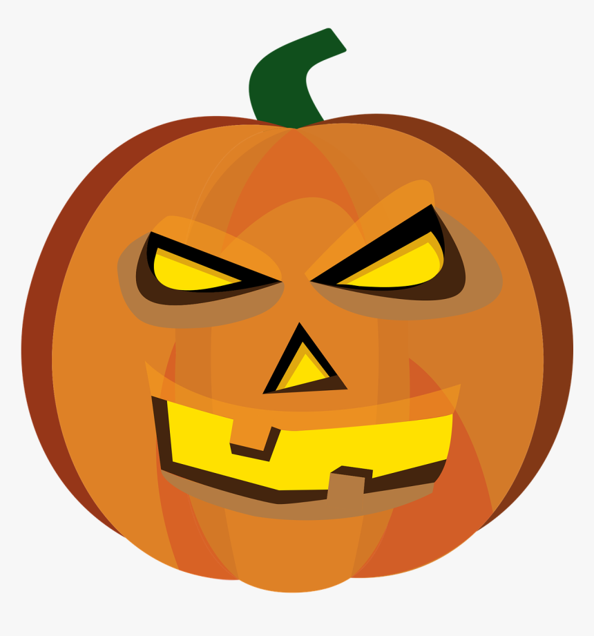 Halloween Pumpkin Face Free Photo - Jack-o'-lantern, HD Png Download, Free Download