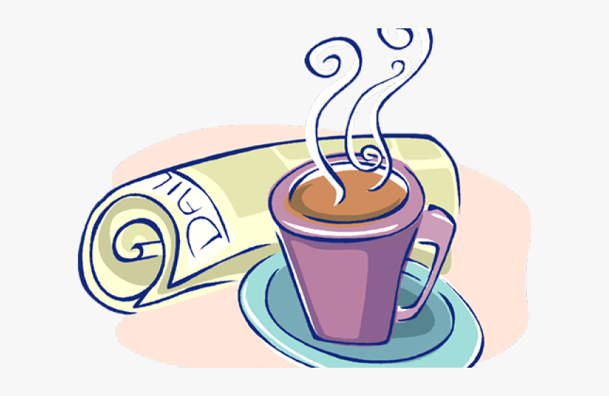 Coffee And Newspaper Clipart, HD Png Download, Free Download