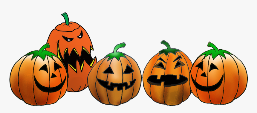 Pumpkin Vector Row Clipart Jack O Lanterns Clipart Hd Png Download Kindpng