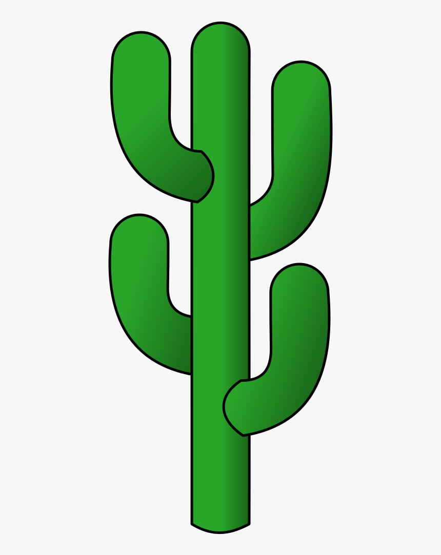 File - Cactus Chandelle - Svg - Wikimedia Commons - - Cactus Dessin En Couleur, HD Png Download, Free Download