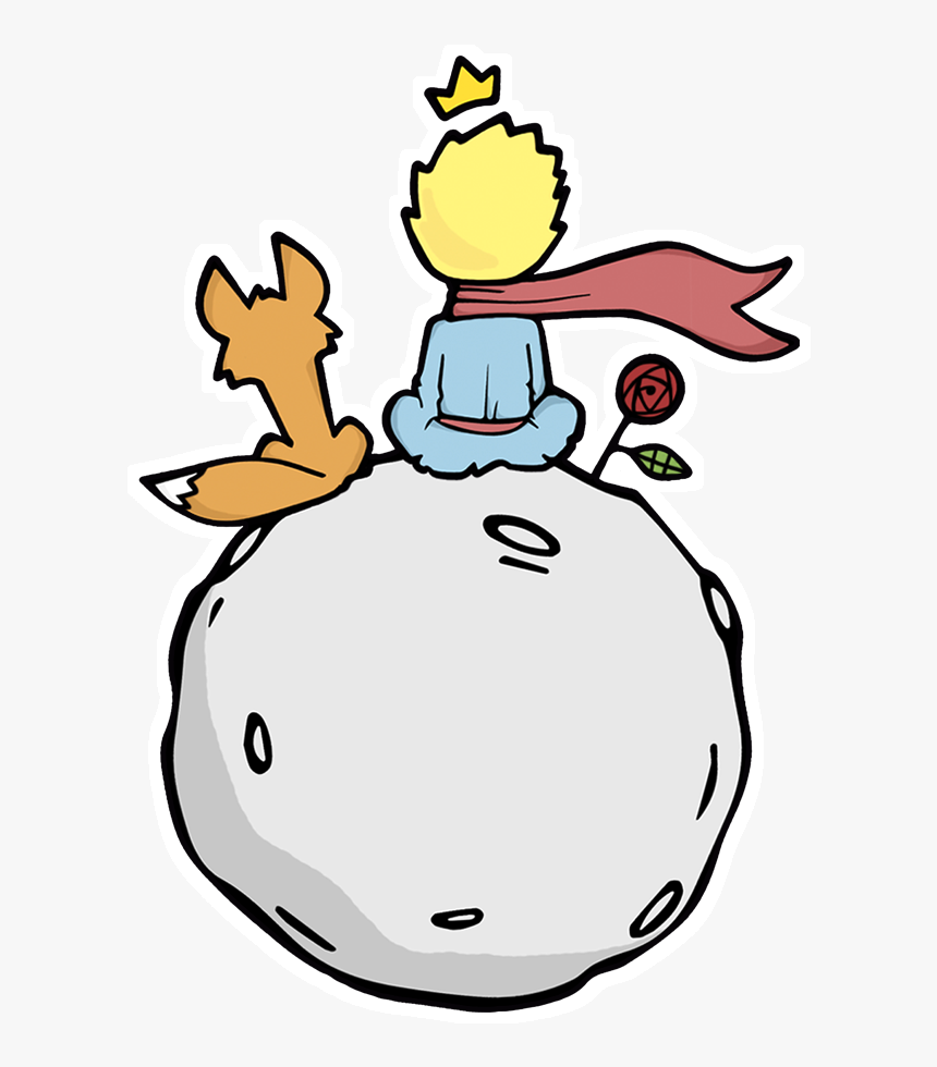 Clip Art A Rosa Do Pequeno Principe - Little Prince Rose Drawing, HD Png Download, Free Download