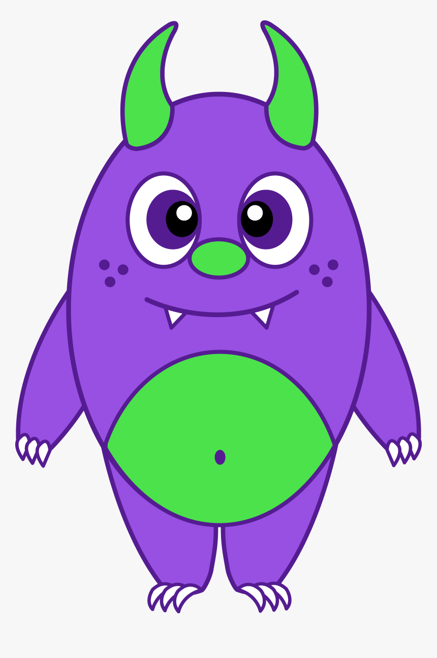 Purple And Green Monster, HD Png Download, Free Download