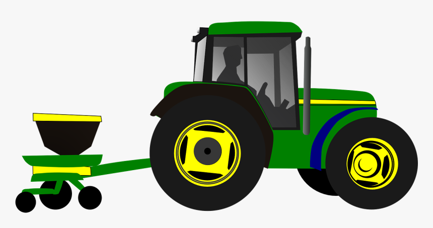 Tractor Planting Planter Free Photo - Red Tractor Clipart, HD Png Download, Free Download