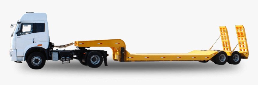 Low Bed Trailer Png, Transparent Png, Free Download