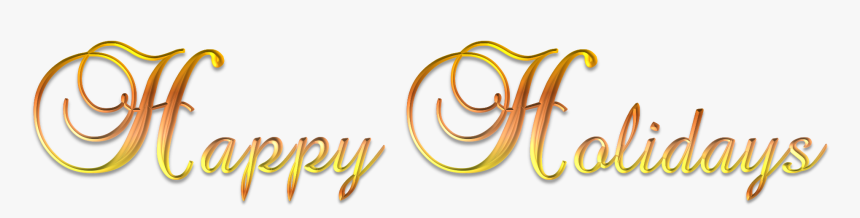 Happy Holidays Transparent Background - Background Happy Holiday Banner, HD Png Download, Free Download