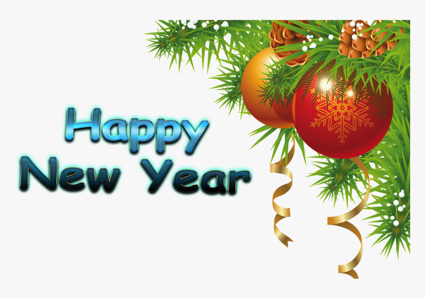 Happy New Year Png Free Image Download - Christmas Transparent Background, Png Download, Free Download