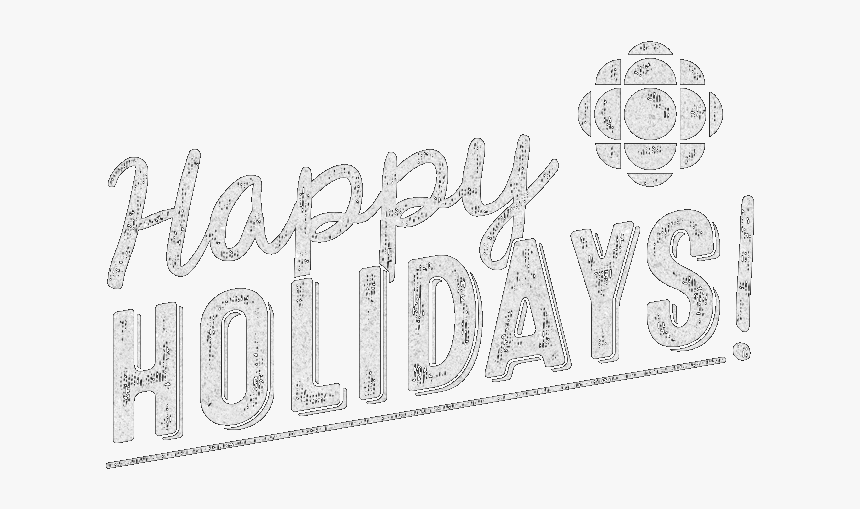 Happy Holidays - Line Art, HD Png Download, Free Download