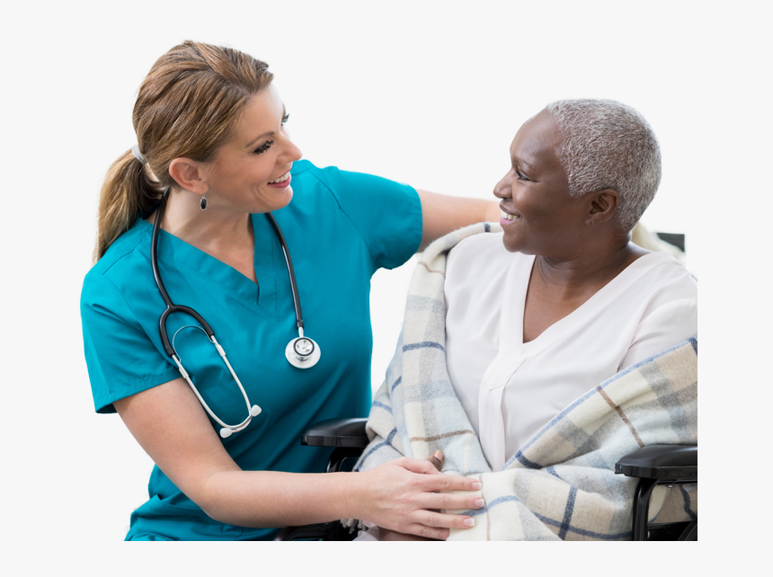 Photo Of A Nurse Caring For A Patient - Patient Nursing Care, HD Png Download, Free Download