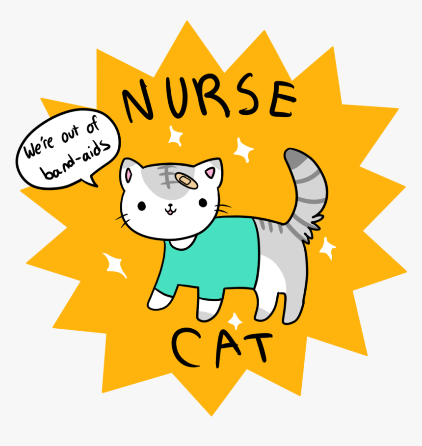 Nurse Cat By Sody-pop - Nurse Cat Clipart, HD Png Download, Free Download